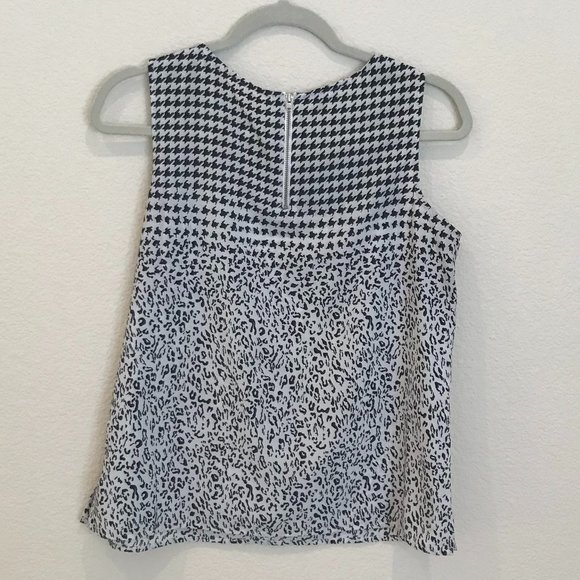 Talbots Houndstooth Tank Top - Picture 2 of 3